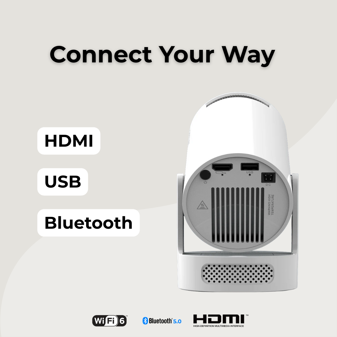 BeamEzy - 4K Ultra HD Mini Projector